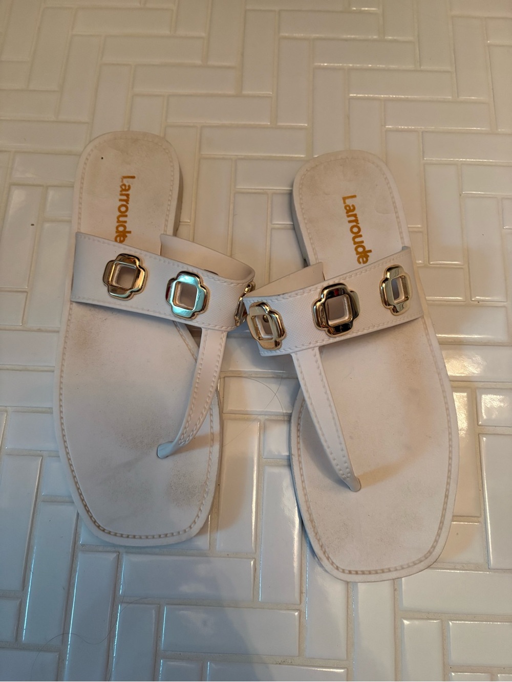 Larroude Milan Jelly Sandals